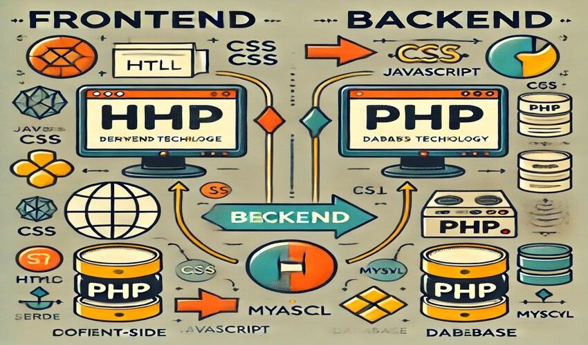 Understanding whether PHP is Backend or Frontend