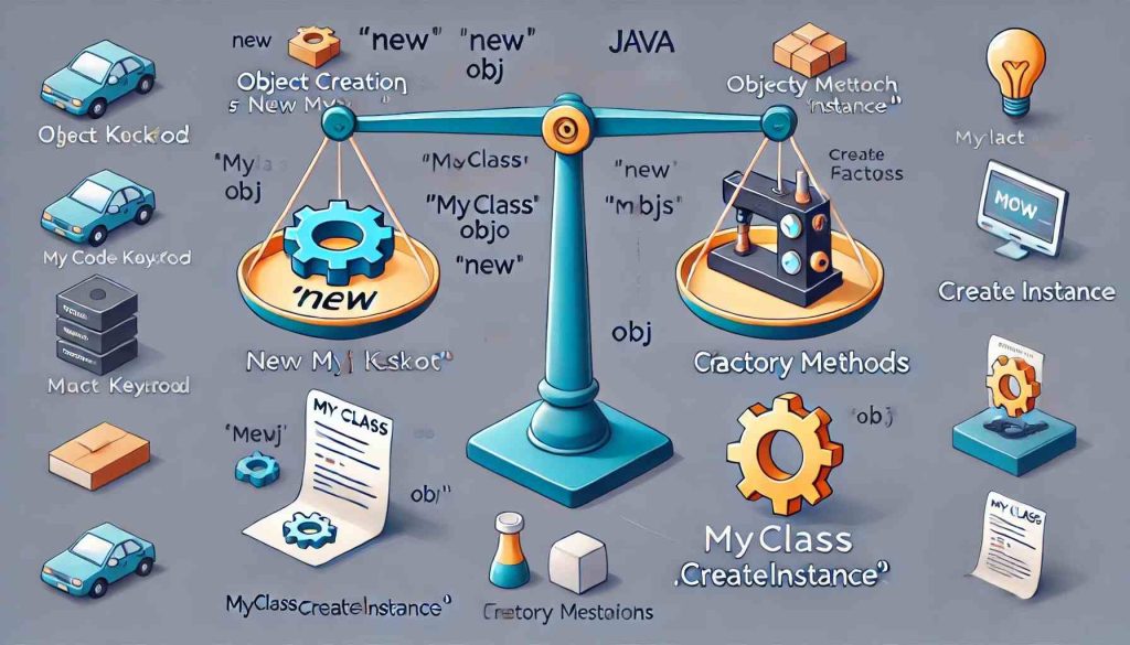 new" keyword vs. Using Factory Methods in Java