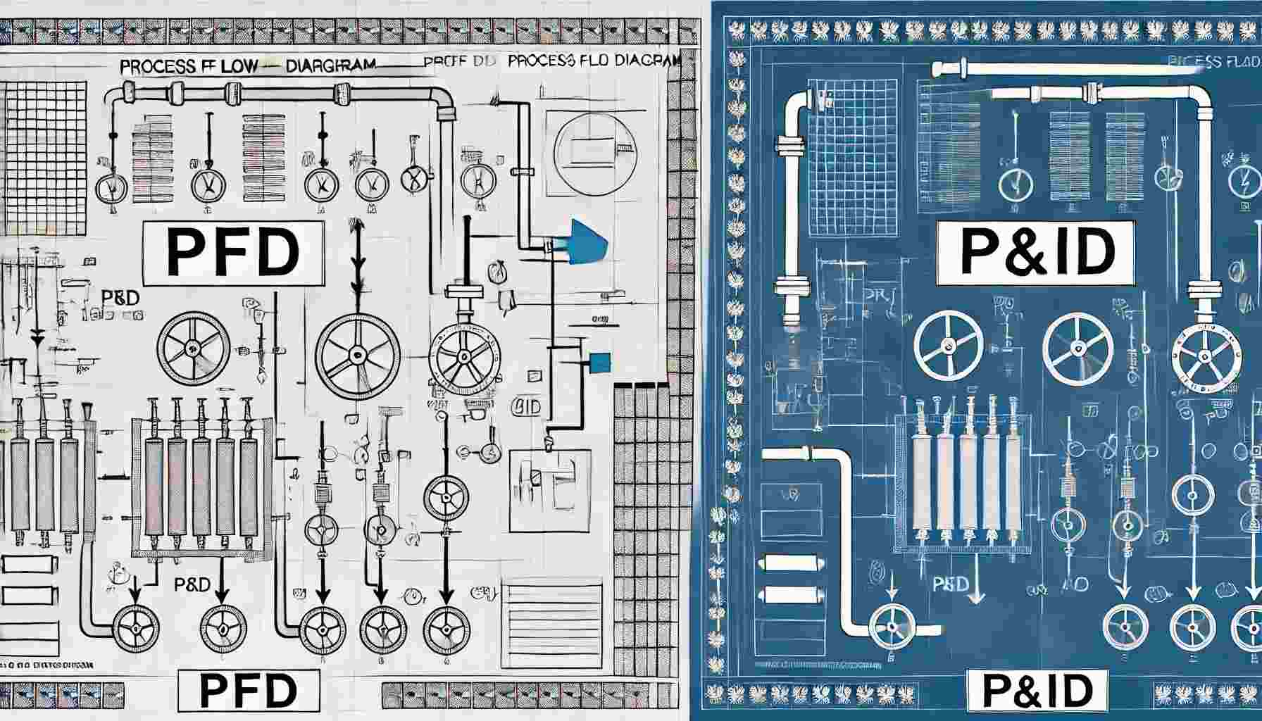 PFD Diagram vs. P&ID: Understanding the Difference