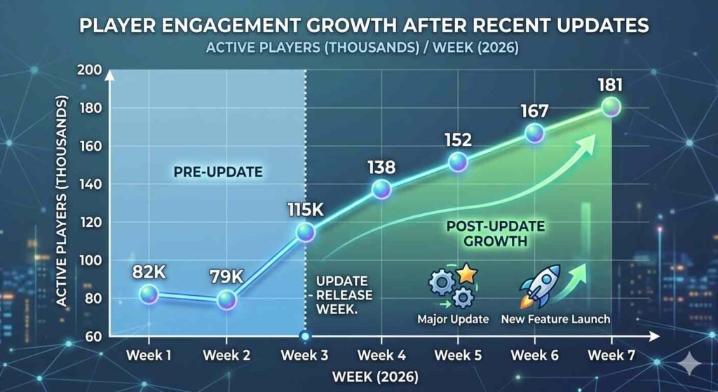 Player Engagement Growth After Recent Updates