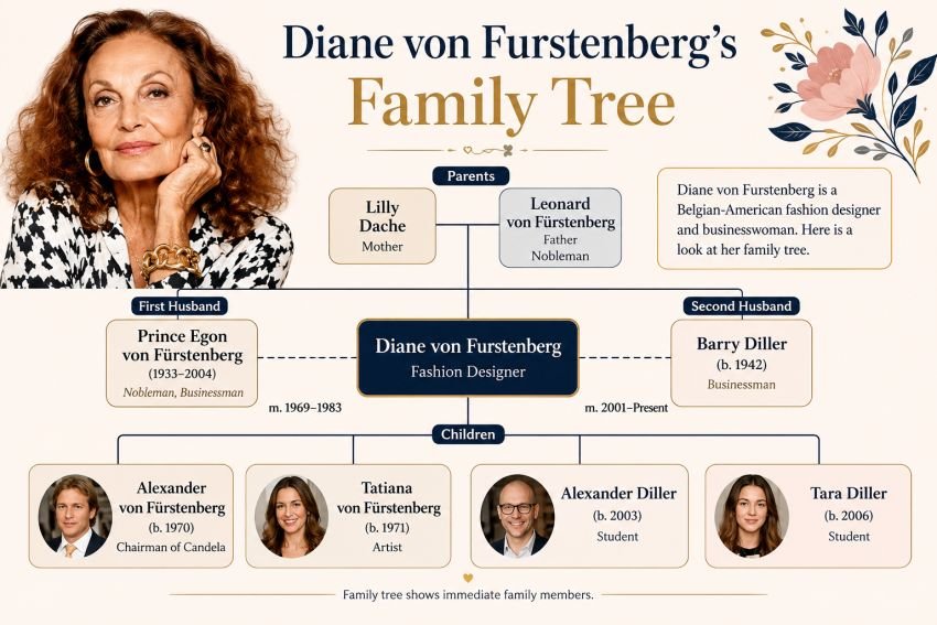Diane von Furstenberg’s Family Tree