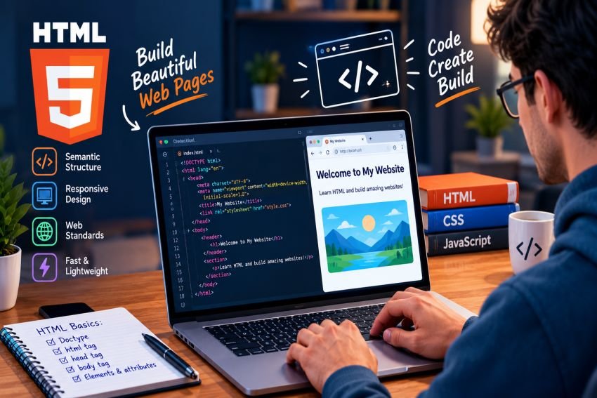 HTML in web development